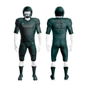 Nuevas llegadas, precio al por mayor, uniforme de fútbol americano, aparejos, uniformes de sarga, Números brillantes cromados - Product Image 1