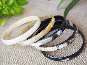 100% Premium Quality Handmade Modern Durable Buffalo Horn Bangles Eco-Friendly Polished Technique - Product Image 3