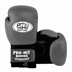 Guantes de boxeo unisex, de calidad superior, superventas, para ganar, pelear, ganar, guantes de boxeo, nuevos, negros y grises - Product Image 5