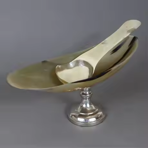 Bol en corne de buffle de haute qualité ustensiles de cuisine servant des bols en corne de boeuf avec du matériel naturel par l'artisanat en croissant - Product Image 6