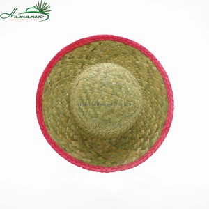 หมวกกันแดดชายหาดสำหรับผู้ชายหมวกฟางปักปีกกว้างทำจากใยปาล์มธรรมชาติสำหรับเด็กอายุ3-4ปีสำหรับการเดินทาง - Product Image 4