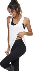 Precio barato nuevo producto caliente venta al por mayor deportes sin mangas de algodón ropa de mujer camiseta sin mangas desgaste camiseta sin mangas - Product Image 2