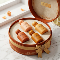 Kit de découverte personnalisé Jarsking pour les marques de parfums haut de gamme, flacons en verre ronds avec bouchons sphériques, emballage OBM