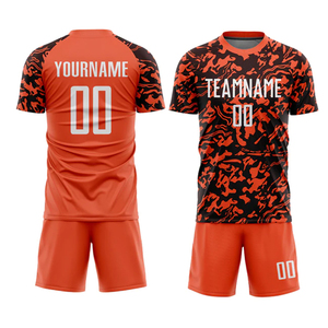 Conjunto de Uniforme de Fútbol de Poliéster Transpirable de Secado Rápido Antibacterial, Equipación de Fútbol Sublimada para Hombre, Ropa de Entrenamiento para Equipos - Product Image 2