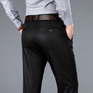 Pantalones informales de diseño personalizado de gran tamaño duraderos al por mayor 2024, pantalones para correr informales de verano, pantalones medianos rectos de negocios - Product Image 2