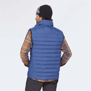 Chaleco acolchado ligero para hombre de fabricación personalizada OEM, cálido y cómodo para aventuras al aire libre - Product Image 4