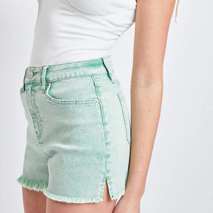 New Arrival Women Denim Shorts <b>for</b> Women Customizable Summer Ladies Denim Shorts <b>High</b> <b>Waisted</b> Brim Wide Leg <b>Jean</b> Shorts 2026 - Product Image 5