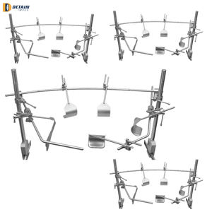 Esparcidor de Retractor abdominal de acero inoxidable con apertura de 20cm de alta calidad con hoja central, Kit de sutura Manual, instrumento médico - Product Image 3