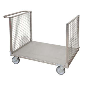 Dual-Sided Platform with Wire Mesh Deck for Multi-Level Storage or Display - Product Image 1