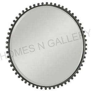 New Luxury Design Metal Iron Living Room Decorative Black Matt Metal Mirror <b>Frame</b> At Cheap Price From Indian Manufacturers - Product Image 4