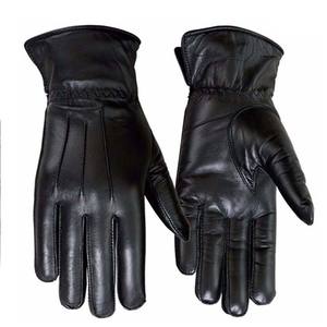 Gants en cuir véritable à la mode pour hommes Gants d'hiver en cuir épais et chauds du Pakistan Gants d'extérieur de haute qualité - Product Image 3