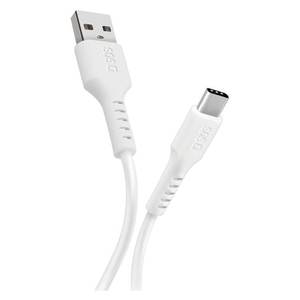 Cable de datos USB-C 2.0 blanco TECABLEMICROC10 W de 1 m - Product Image 1