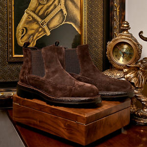 Chaussures décontractées légères avec semelle absorbant la transpiration et structure flexible, chaussures de tous les jours pour hommes, chaussures en cuir - Product Image 1