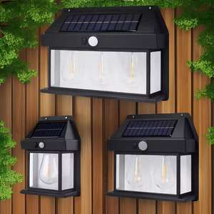 مصابيح حائط شمسية ليد متانة مقاومة للماء في الهواء الطلق IP65 أفريقيا - Product Image 1