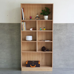 ชั้นวางหนังสือแบบตั้งพื้น 5 ชั้น รุ่นโมเดิร์น ขนาด 80x30x160 ซม. ทำจากไม้อัด รุ่น KS68169-สำหรับห้องนั่งเล่น ห้องนอน หรือจัดระเบียบสำนักงาน - Product Image 4