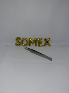 Pinzas de extensión de pestañas para extensión de pestañas con logotipo personalizado pinzas de pestañas estilo agarre de diamante - Product Image 2