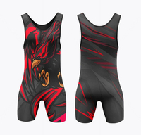 Último Diseño: Singlet de Lucha para Hombre Tallas Grandes, Estampado por Sublimación, Diseño de Carnero Negro y Naranja, Cuello Redondo, Camiseta sin Mangas Tejida, Ropa Casual