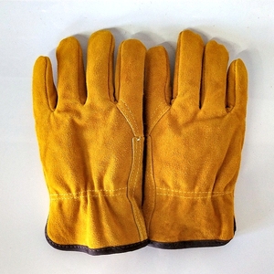 Guantes de trabajo de cuero de alta calidad resistentes al calor de alto diseño Guantes DE TRABAJO antiestáticos antivibración sin polvo sin silicona - Product Image 2