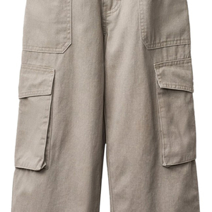 Pantalones Cargo de Mezclilla para Niños, Mezcla de Mezclilla Elástica de Alta Calidad, Tacto Suave, Ropa Casual Urbana para Pedidos al por Mayor, Diseño Elegante 2026 - Product Image 3