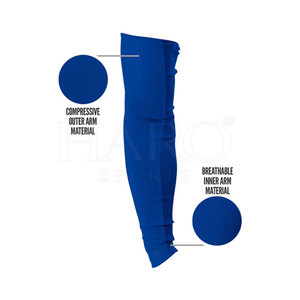 Manchons de football personnalisés avec logo, en tissu doux au toucher et à compression confortable pour les activités sportives - Product Image 3