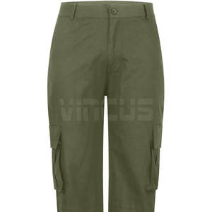 กางเกงคาร์โก้ขายดีสำหรับผู้ชาย ผ้าฝ้าย 100% เป็นมิตรกับสิ่งแวดล้อม ระบายอากาศได้ดี สวมใส่สบาย เอวกลาง ทรงตรง ลวดลายแบบวินเทจ น้ำหนักเบา เหมาะสำหรับกิจกรรมกลางแจ้ง - Product Image 3