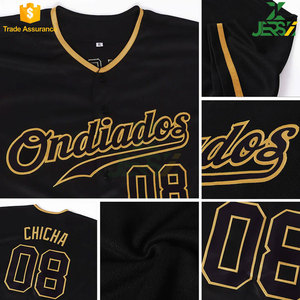 Camiseta Deportiva de Béisbol y Sóftbol para Adultos, de Doble Tejido, con Bordado Personalizado, Malla Estadounidense, Botones, Impresión por Transferencia de Calor, Secado Rápido - Product Image 5