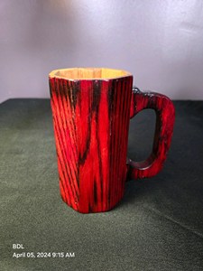 Chope à bière en bois en vrac de conception fantaisie Admirable qualité lait naturel tasses de dégustation de bière tasse à café en bois prix bon marché - Product Image 2