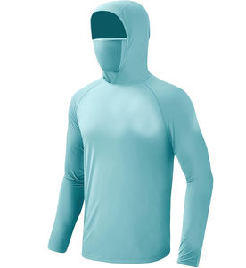 Bas quantité minimale de commande conception personnalisée séchage rapide maillot de pêche à manches longues hommes Protection UV respirant sublimation maillot de pêche - Product Image 5