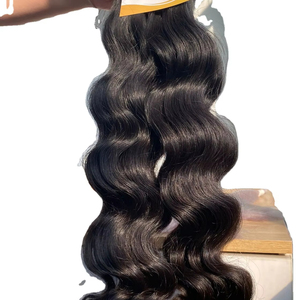 Minh khang Vietnam มอบ100% มนุษย์ผิวสานหรูหราสีดำธรรมชาติสีตรง30นิ้วเครื่องจักรราคาดีที่สุดสองเท่า - Product Image 1