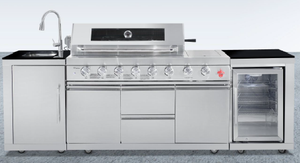 บ้านบาร์บีคิวพกพาสมัยใหม่ พร้อมเตาย่างไฟฟ้า ล้อเลื่อน โครงสร้างสแตนเลส ควบคุมด้วยรีโมท - Product Image 4