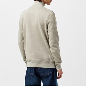 เสื้อสเวตเตอร์ผ้าฝ้ายแบบสวมหัวสำหรับทุกเพศเสื้อสเวตเชิ้ตแบบสวมหัวมีซิปครึ่งตัวแฟชั่นสไตล์สตรีทแวร์ไซส์ใหญ่พิเศษ - Product Image 4