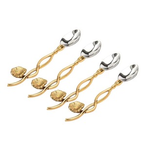 Ensemble de couverts en métal plaqué couleur or couverts pour salle à manger cuisine mariage maison Restaurant meilleur usage ensemble de 5 fourchette couteau cuillère - Product Image 2