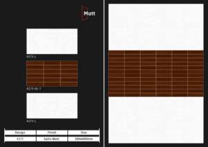 Carreaux muraux en céramique 300x600mm, finition moderne, brillant, mat, texture sculptée effet sucre, pour salle de bain, cuisine, design mural intérieur luxueux - Product Image 3