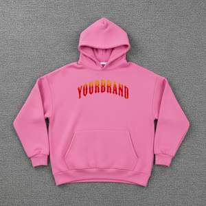 Novedad 2026 Sudadera con Capucha Extra Grande para Mujer, Elegante, Color Rosa Invierno, Felpa Suave de Primera Calidad, Exportación al por Mayor - Product Image 4