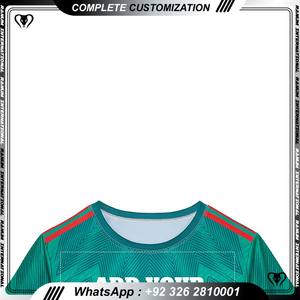 Maillot de football respirant unisexe, personnalisable en couleurs et motifs, col rond, imprimé sur mesure, sans manches, toutes tailles - Product Image 2