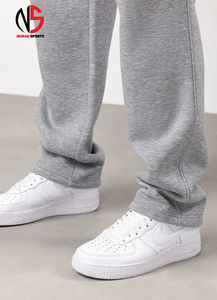 ชุดวอร์มผู้ชายแบบใหม่ ดีไซน์โลโก้สั่งทำ สีเทาอมม่วง  เสื้อฮู้ดดี้และกางเกงจ็อกเกอร์ทรงตรง ผ้าฝ้ายฟลีซ ทรงหลวม สไตล์ลำลอง  ที่นูรัก - Product Image 6