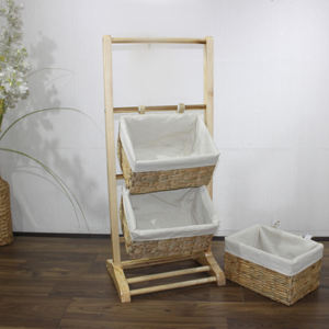 Nature Paper Hand-woven Furniture Home <b>Storage</b> Bin for Snacks Multilayer <b>Shelving</b> <b>Storage</b> <b>Basket</b> - Product Image 6