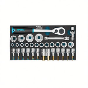Hazet 1/2'' (32 Pcs.) Set with <b>Ratchet</b> <b>Sockets</b> and Accessories - Product Image 2