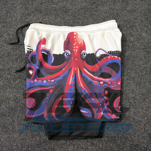 Short double couche hybride 2 en 1 short hybride mma logos personnalisés tissu microstretch impression par sublimation fabriqué au Pakistan - Product Image 2