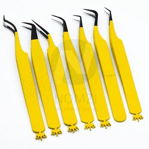 แหนบคีบขนตาสแตนเลสปลายแหลมวัสดุที่ยั่งยืน2024พิมพ์โลโก้แบบใหม่ล่าสุดสำหรับคิตตี้ - Product Image 3