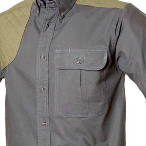 Chemise de tir en plein air respirante personnalisée 100% coton pour hommes, séchage rapide, légère, évacuation de l'humidité, performance sportive, entraînement - Product Image 4