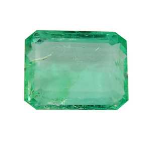 Gemas sueltas naturales facetadas Octágono Esmeralda colombiana al por mayor para la fabricación de joyas y el suministro a granel - Product Image 3