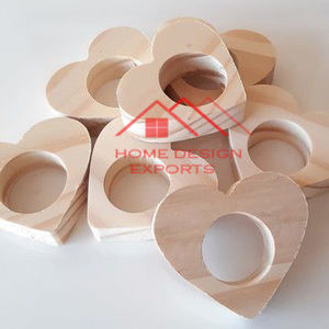 Anneau de serviette de table en forme de poisson, porte-serviettes en bois écologique, design tendance, anneau de serviette en bois - Product Image 3