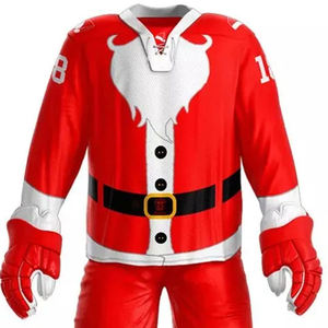 Tenues de hockey sur glace professionnelles de haute qualité 100% polyester écologiques respirantes personnalisables impression numérique séchage rapide - Product Image 5