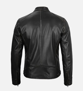 Meilleures ventes Veste d'hiver mince pour hommes Design personnalisé Haut en cuir avec caractéristiques uniques - Product Image 4