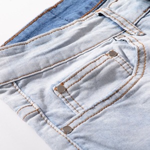 New Vintage Multi-Pocket Baggy Denim Cargo Pants for Women <b>High</b> <b>Waist</b> Straight Style Distressed Fashion Street <b>Jeans</b> Knitted - Product Image 4