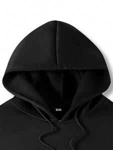 Pull à capuche imprimé personnalisé pour hommes tendance en tissu respirant et confortable en polaire de coton/polyester - Product Image 5