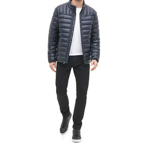 Chaqueta de bombardero acolchada de moda para hombre, abrigo de invierno informal ligero y elegante con características a prueba de viento, ropa de abrigo cálida - Product Image 1