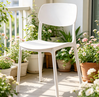 Chaise monobloc en plastique PP, prix usine, couleur personnalisable pour café, restaurant, cuisine, extérieur, barbecue, événements