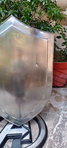 Popular vikingo Buckler escudo industrial grado Metal Halloween armadura regalo mano MARICLES - Product Image 6